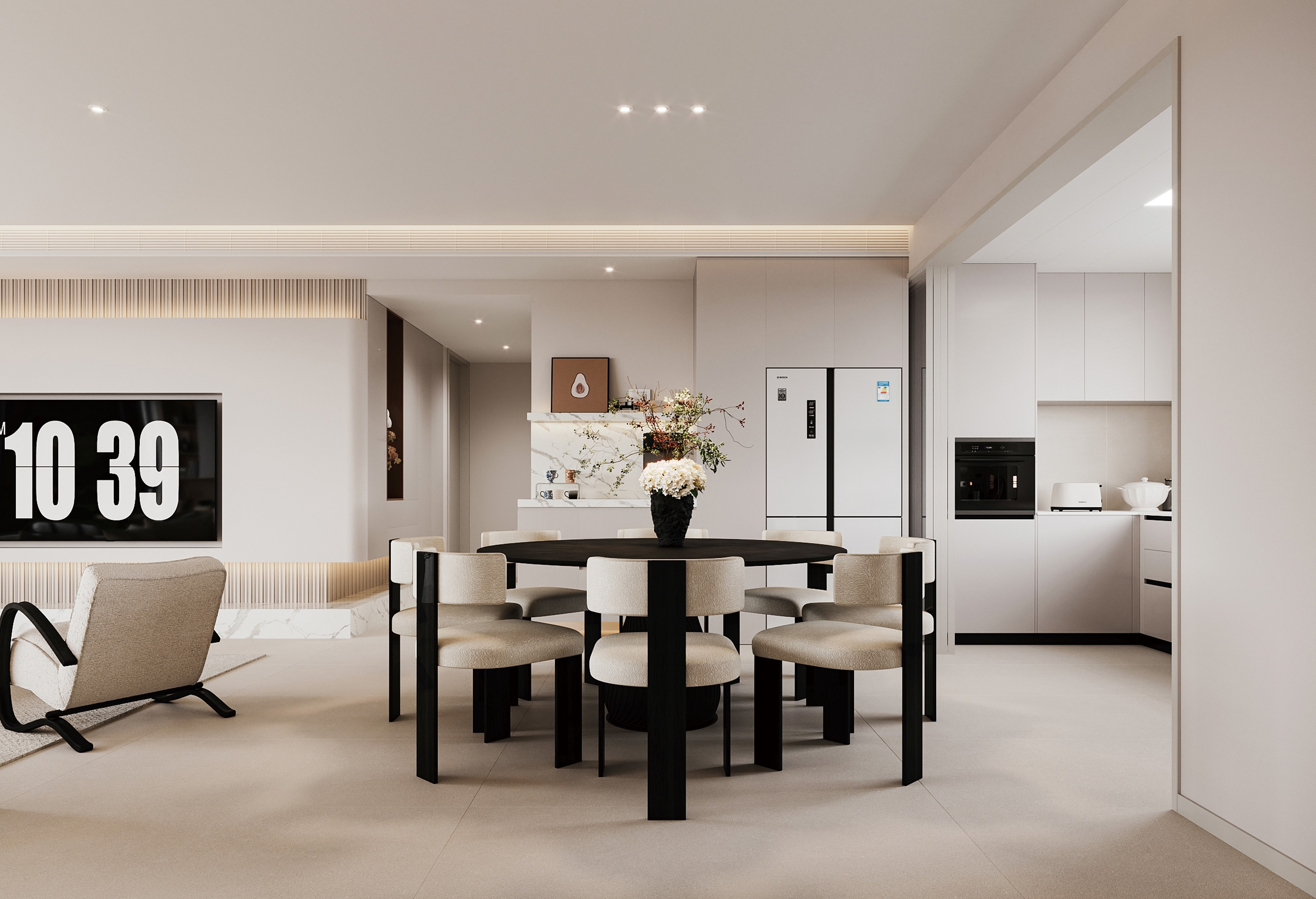 半島華府 | 143㎡詩意奶油風(fēng)，每一個(gè)細(xì)節(jié)都自帶溫柔暖意