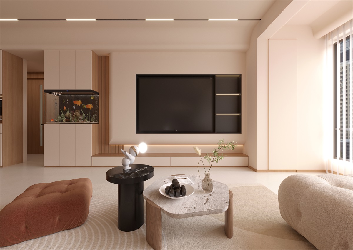 中海九樾143㎡ | 原木奶油風(fēng)的家，越看越愛(ài)！