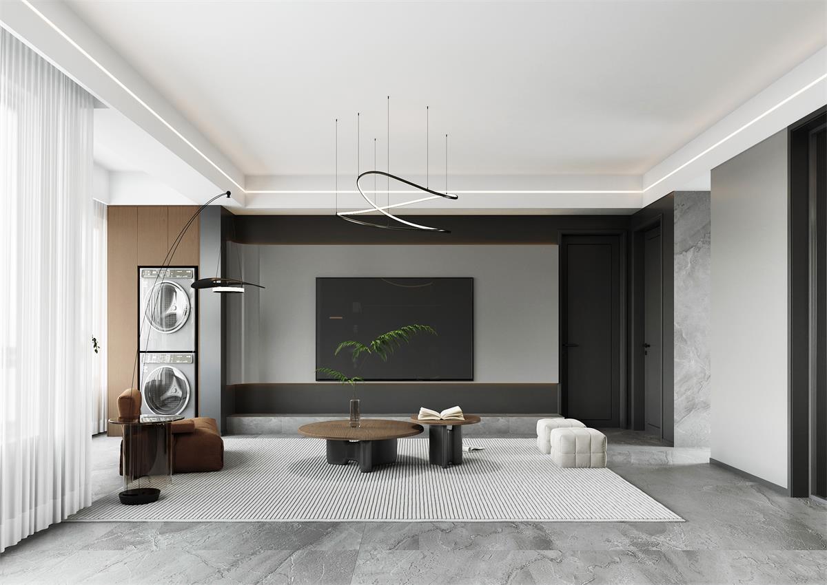 國(guó)府壹號(hào)| 驚艷！147㎡黑色簡(jiǎn)約家，又A又颯高級(jí)感直接拉滿