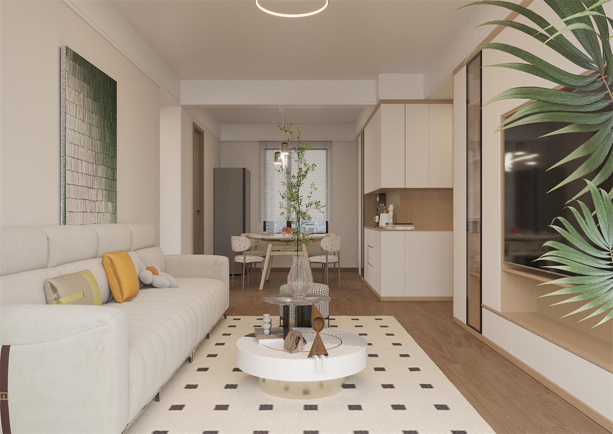 中房西悅府 | 簡(jiǎn)約不失高級(jí)，127㎡原木奶油風(fēng)滿是松弛感！