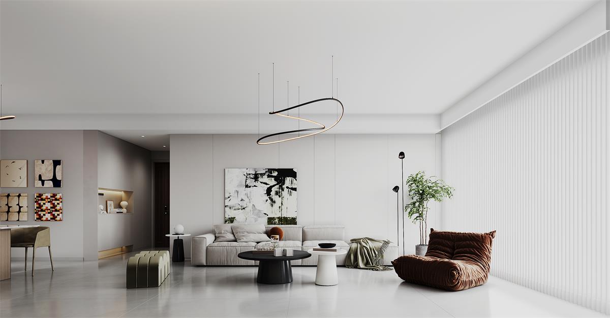 寧房云筑129㎡ | 裝修的盡頭原來是極簡！家越簡單越高級~