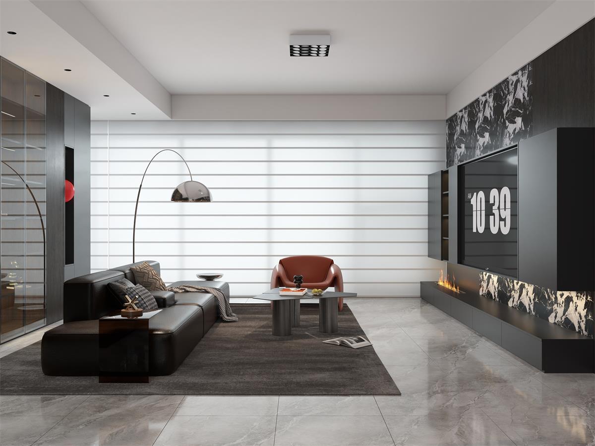 萬(wàn)科錦曜 | 暗黑美學(xué)天花板！他家129㎡意式風(fēng)太驚艷了！