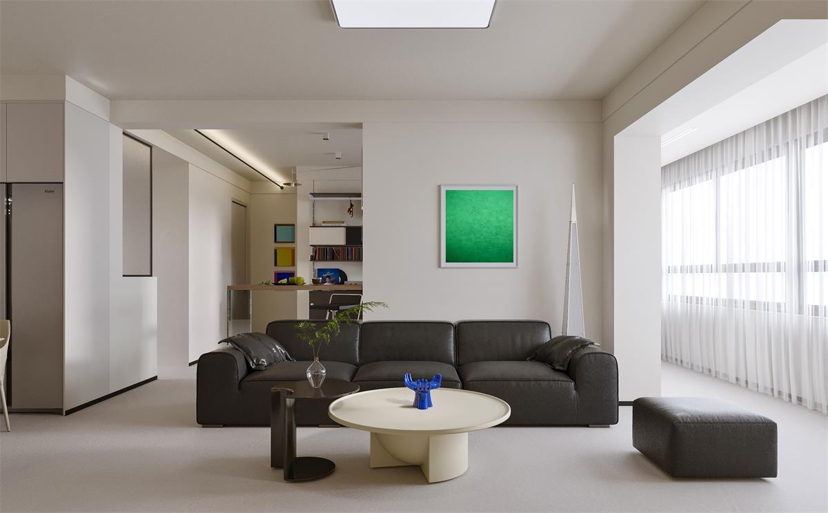 金地自在城 | 零零后獨居109㎡極簡家，全開放設計驚艷到我了！換你也上癮~