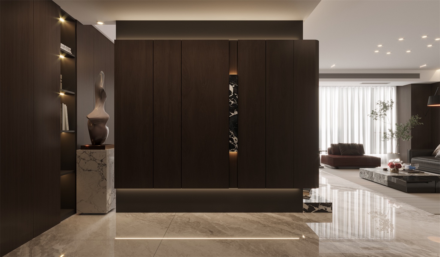 中海海樾133㎡ | 意式極簡風(fēng)又殺回來了！這高級感我真拒絕不了~