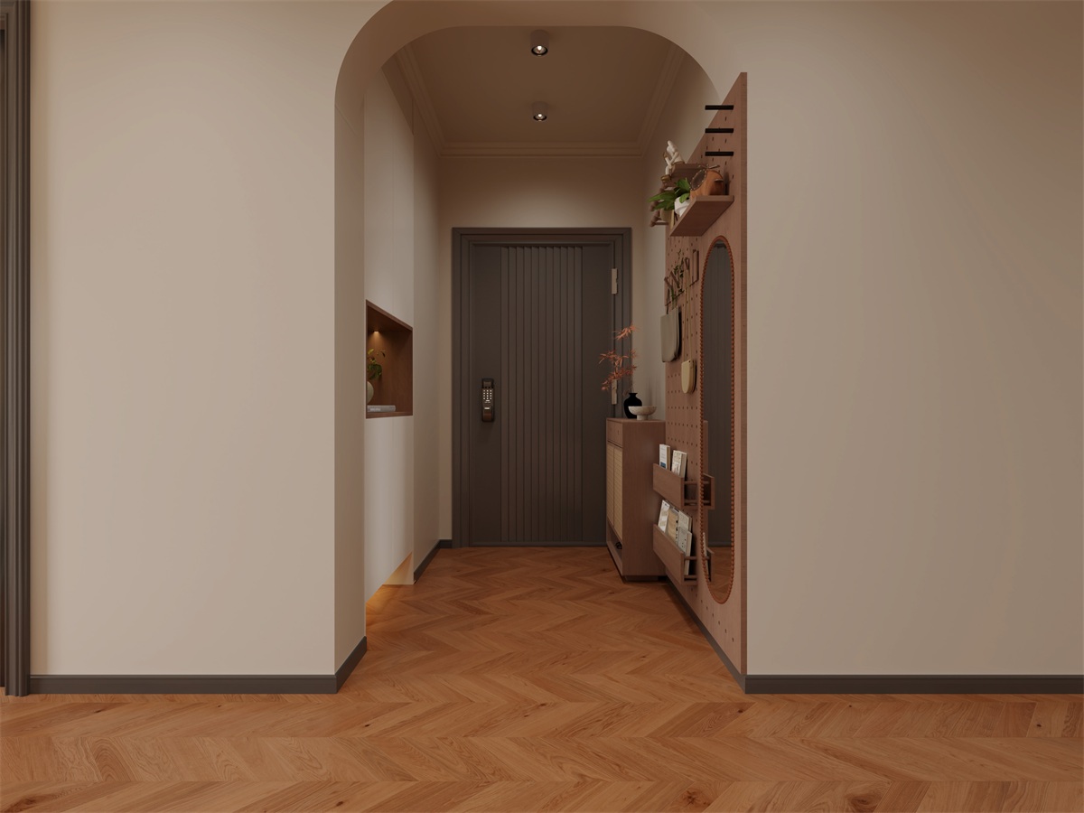 閱海萬(wàn)家110㎡ | 奇葩戶型爆改中古風(fēng)治愈美家！推門第一眼就驚艷！