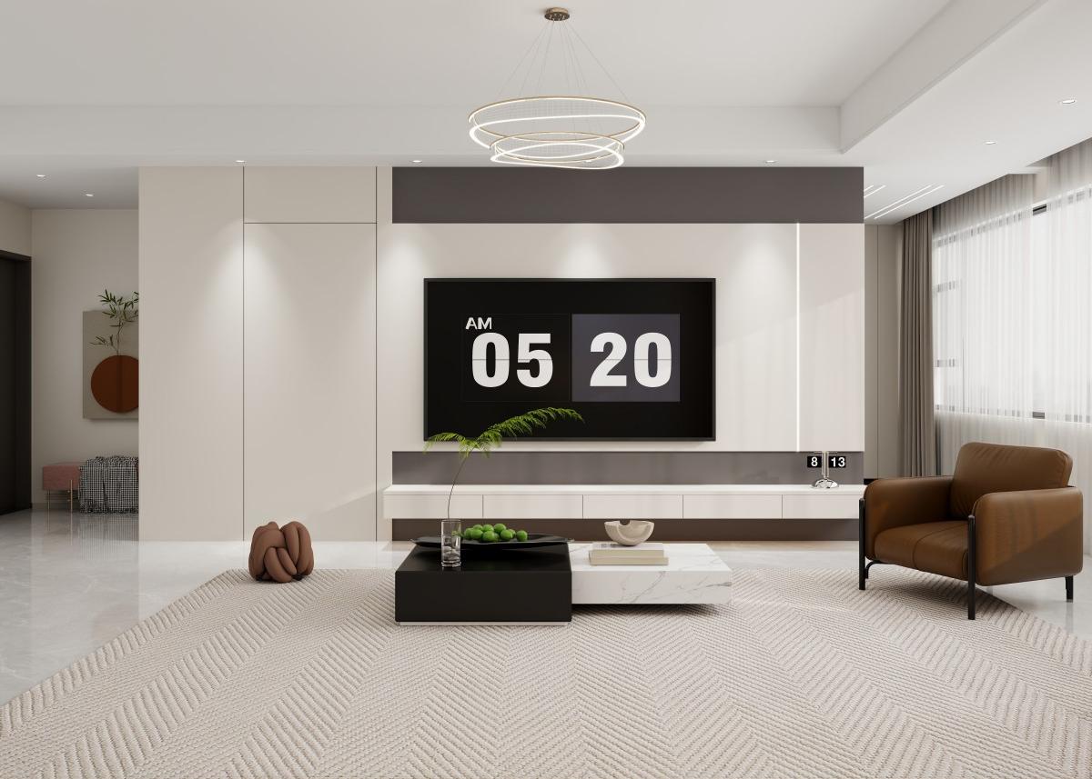 玉庭華府 | 135㎡現(xiàn)代簡(jiǎn)約風(fēng)，給生活做減法，舒適加倍！