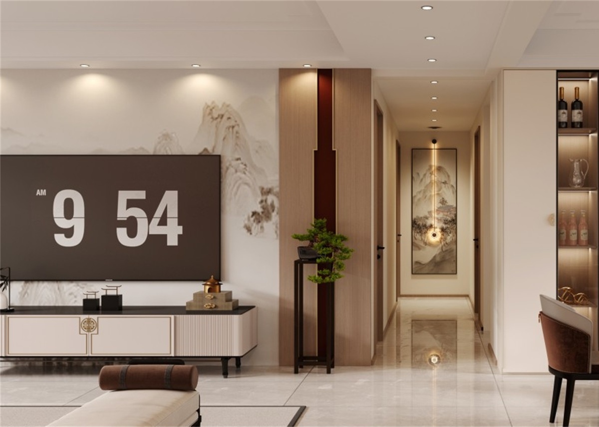 中海華樾185㎡ | 新中式到底有多絕？東方美學(xué)直接拿下一家老?。? title=