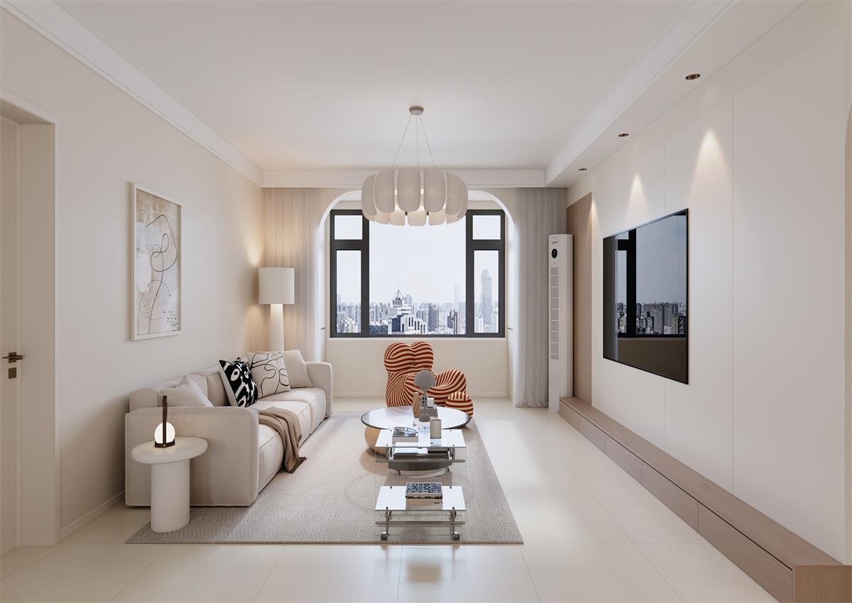 悅海·天潤(rùn)府153㎡ | 自帶溫柔濾鏡！奶油風(fēng)的家簡(jiǎn)直是「松弛感」頂流！