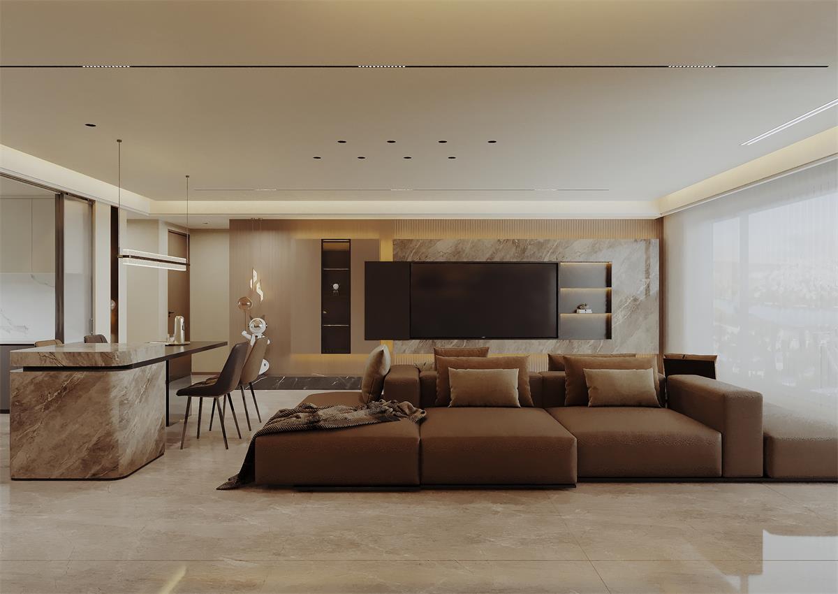 中恒央御143㎡ | 朋友說：品味不錯(cuò)哦！你家意式輕奢風(fēng)顯貴又好看