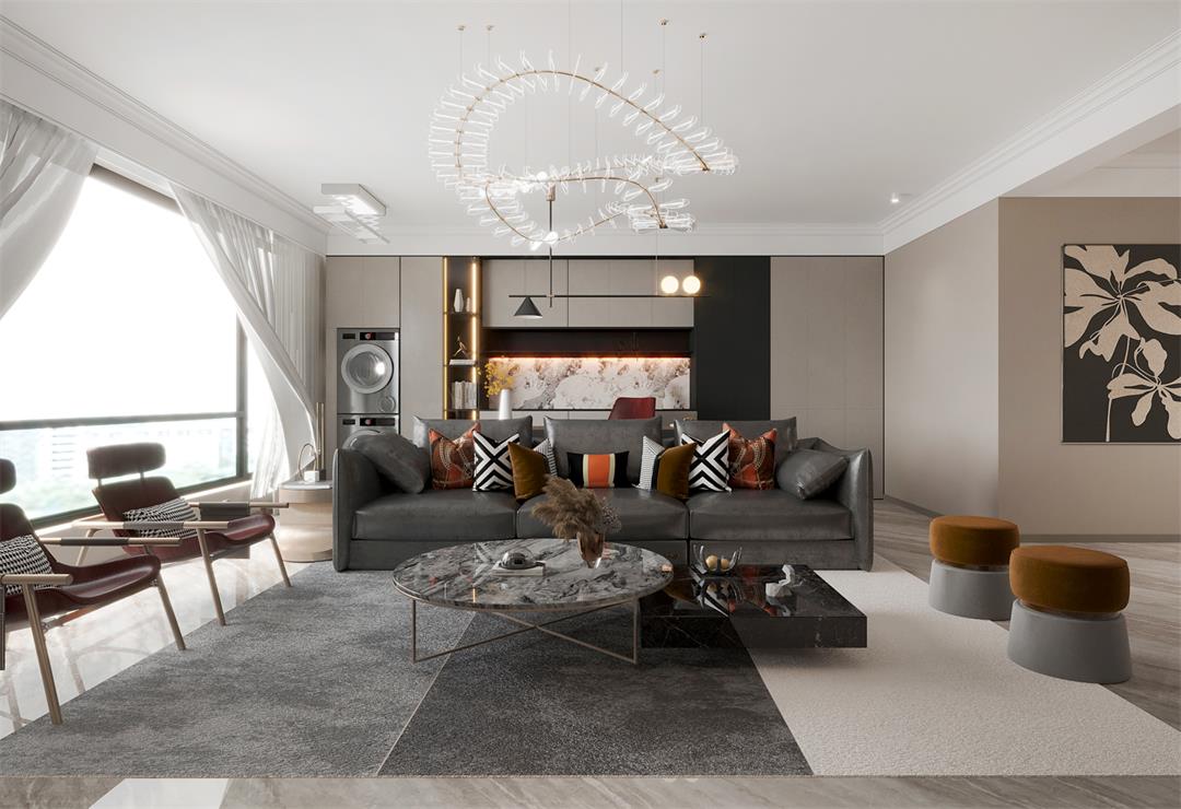 民生北府133㎡ | 沒跟風(fēng)！自己做主裝了現(xiàn)代風(fēng)的家，實(shí)用又耐看！