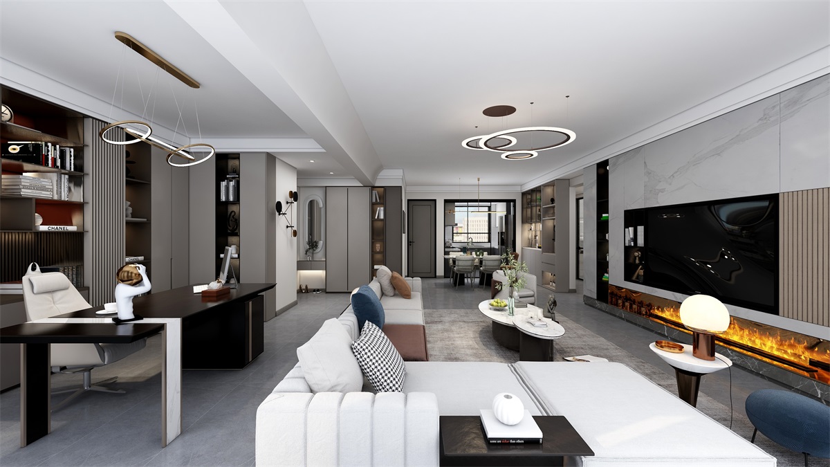 中海凱旋門(mén)-溫潤(rùn)-客餐廳-20221115-110638