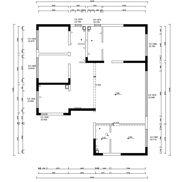 原始結(jié)構(gòu)圖